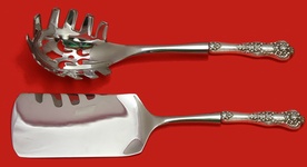 Italian Set Made to Order Two Piece Italian Set which includes:  Lasagna Server 11” & Pasta Server 11” - New King by Dominick and Haff - Sterling