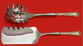 Italian Set Made to Order Two Piece Italian Set which includes:  Lasagna Server 11” & Pasta Server 11” - Paris by Gorham - Sterling - With Monogram