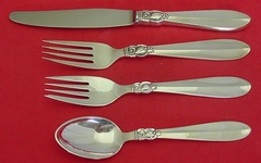 Dinner 4-pc Setting availability based on stock listed below - Princess Fuchsia by Frigast - Sterling