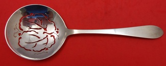 Pea Spoon w/ pea vine piercing  9