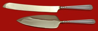 Wedding Cake Set **Made to Order Two Piece Wedding Cake Set Which Includes: Wedding Cake Knife 11”, & Cake Server - Tennyson - Stainless by Oneida - Stainless