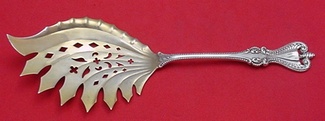 Macaroni Server 8-teeth  fancy  pierced  8 3/4