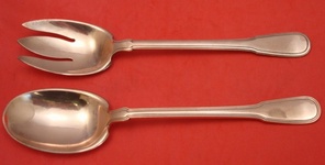 Salad Serving Set rare Tiffany copper sample  one of a kind  10 1/8