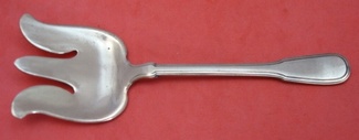 Cucumber Server / sardine  3-tine  rare Tiffany copper sample  one of a kind 6