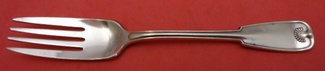 Dessert Fork rare Tiffany copper sample  one of a kind 6 1/4
