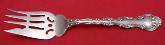Cold Meat Fork pierced  w/ bar  7 1/8