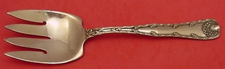 Fish Serving Fork rare Tiffany copper sample  one of a kind  9
