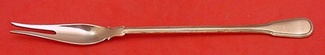 Fork 2-tine  unusual  long pickle or fruit fk  rare Tiffany copper sample  one of a kind 6 3/4 - Hamilton aka Gramercy by Tiffany - Sterling