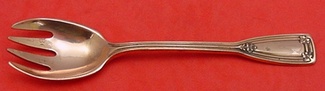 Ice Cream Fork rare Tiffany copper sample  one of a kind  5 5/8