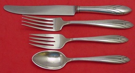Regular 4-pc Setting availability based on stock listed below - Elsinore by International - Sterling