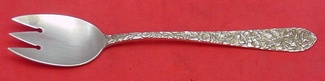 Ice Cream Fork unusual  925/1000 mark - Repousse by Kirk - Sterling