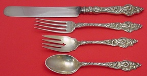 Dinner 4-pc Setting availability based on stock listed below - Les Six Fleurs by Reed and Barton - Sterling
