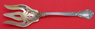 Salad Serving Fork GW  pierced  8 3/4