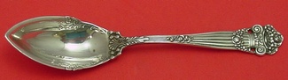 Grapefruit Spoon narrow bowl  w/ flowers in bowl  5 5/8