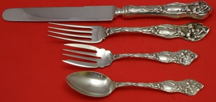 Dinner 4-pc Setting availability based on stock listed below - Lily by Watson - Sterling