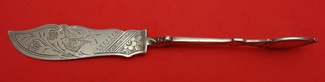 Master Butter flat handle twisted w/ brite-cut bird  7 1/4