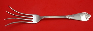 Baked Potato Fork w/ splayed tines - Beekman by Tiffany - Sterling