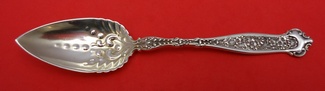 Grapefruit Spoon light GW  fancy bowl  pointed  5 3/8