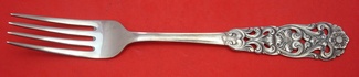 Dinner Fork 7 3/4 - Valdres - Norwegian Sterling by Th. Marthinsen - Sterling - Sterling