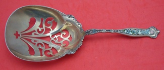 Saratoga Chip Server vermeil & enameled - Dresden by Whiting - Sterling