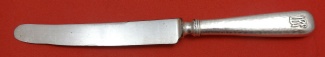 Dinner Knife blunt  silverplate blade w/ applied mono  9 5/8