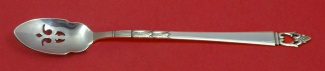 Olive Spoon **made to order  pierced  long  7