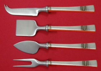 Cheese Set custom made  4-pc  HH  WS  cheese knife w/pick 8