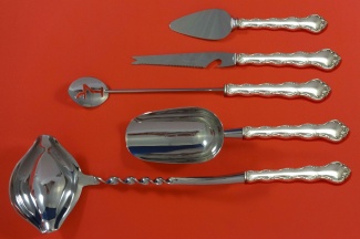Cocktail Party Serving Set **made to order  5-pc  includes  Punch Ladle twist handle 13 3/4