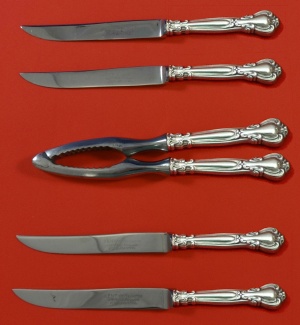 Fruit & Nut Set **made to order  5-pc includes 4 Fruit Knives HH WS 7 1/8