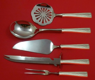 Thanksgiving Holiday Serving Set **made to order 5-pc which includes:  Carving/Serving Fork 8 1/2