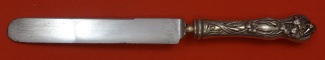 Regular Knife blunt  silverplate blade  9 1/4