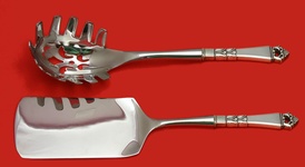 Italian Set Made to Order Two Piece Italian Set which includes:  Lasagna Server 11”, & Pasta Server 11” - Danish Crown by Frigast - Sterling