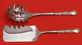 Italian Set Made to Order Two Piece Italian Set which includes:  Lasagna Server 11”, & Pasta Server 11” - Florentine by Tiffany - Sterling - With Monogram