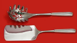 Italian Set Made to Order Two Piece Italian Set which includes:  Lasagna Server 11” & Pasta Server 11” - Saint Dunstan by Tiffany - Sterling
