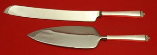 Wedding Cake Set Made to Order Two Piece Wedding Cake Set Which Includes: Wedding Cake Knife 11” & Cake Server 9” - Reigning Beauty by Oneida - Sterling