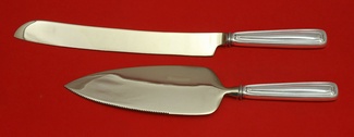 Wedding Cake Set Made to Order Two Piece Wedding Cake Set Which Includes: Wedding Cake Knife 11” & Cake Server 9” - Saint Dunstan by Tiffany - Sterling