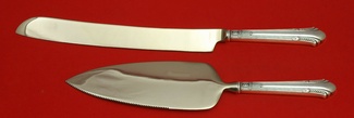 Wedding Cake Set Made to Order Two Piece Wedding Cake Set Which Includes: Wedding Cake Knife 11” & Cake Server 9” - Shamrock V by Gorham - Sterling