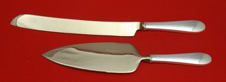 Wedding Cake Set Made to Order Two Piece Wedding Cake Set Which Includes: Wedding Cake Knife 11” & Cake Server 9” - Salem by Tiffany - Sterling