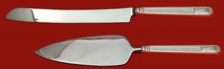 Wedding Cake Set Made to Order Two Piece Wedding Cake Set Which Includes: Wedding Cake Knife 11”, & Cake Server 9”   - Century by Tiffany - Sterling