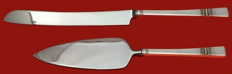 Wedding Cake Set Made to Order Two Piece Wedding Cake Set Which Includes: Wedding Cake Knife 11”, & Cake Server 9”   - Diadem by Reed and Barton - Sterling