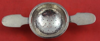 Tea Strainer hammered  by The Merrill Shops  5 1/8