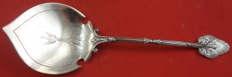 Buckwheat Server w/ lotus blossoms engraved on serving area  9