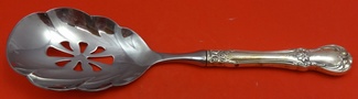 Casserole Spoon HH  WS  pierced  9 3/4