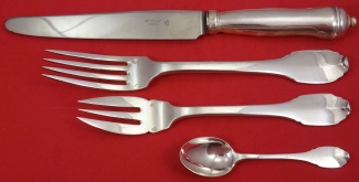 Dinner 4-pc Setting availability based on stock listed below - Cannon by Boin-Taburet - Sterling
