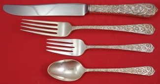 Dinner 4-pc Setting availability based on stock listed - Radiant Rose by International - Sterling