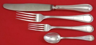 Dinner 4-pc Setting availability based on stock listed below - Giorgio by Zaramella Argenti - Sterling