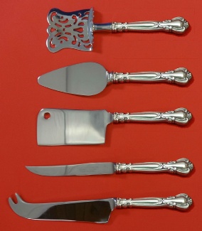 Fruit & Cheese Serving Set **made to order  5-pc  includes  Cheese Knife with pick HH WS 7 1/2