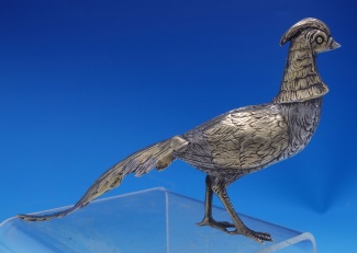 Figurine pheasant .925silver mark 275 sku#3938 - German Sterling by Various Makers - Foreign - Sterling