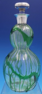 Liquor Bottle London 1901 by Hukin & Heath sku # 4133 - English Sterling - Victorian c.1831-1901 by Various Makers - Sterling