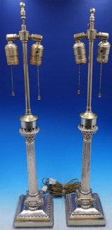 Lamp pair made from candlesticks 27